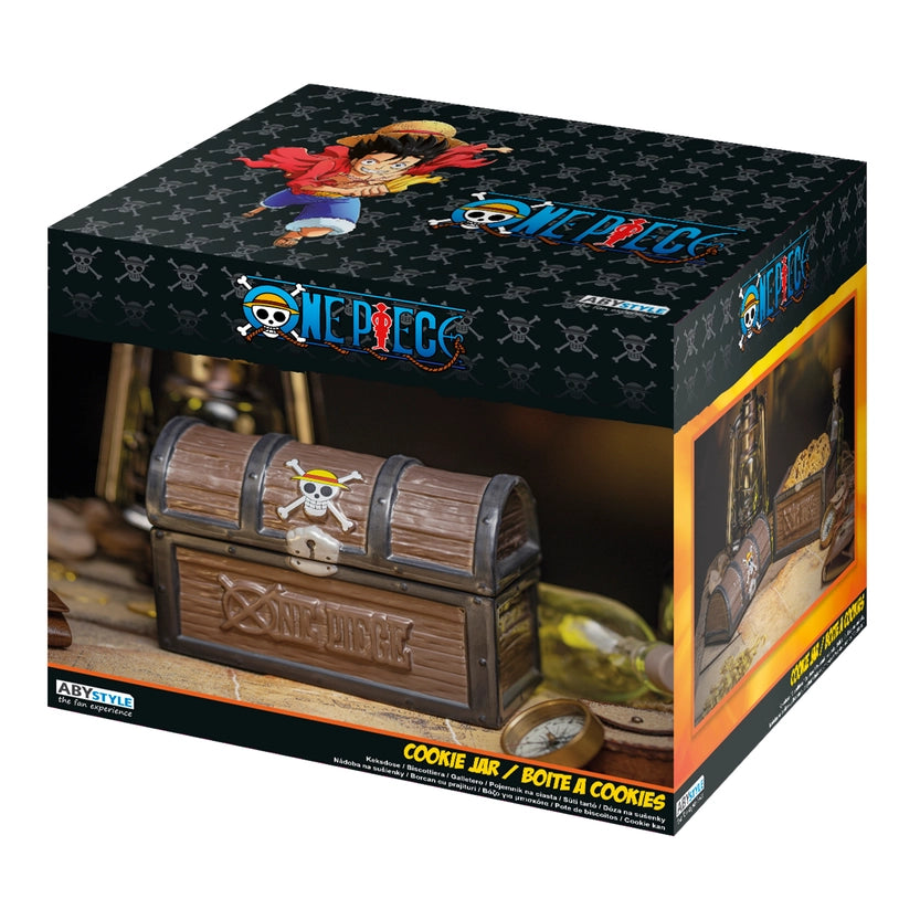 One Piece Treasure Chest Cookie Jar – Anime Kitchen Collectible
