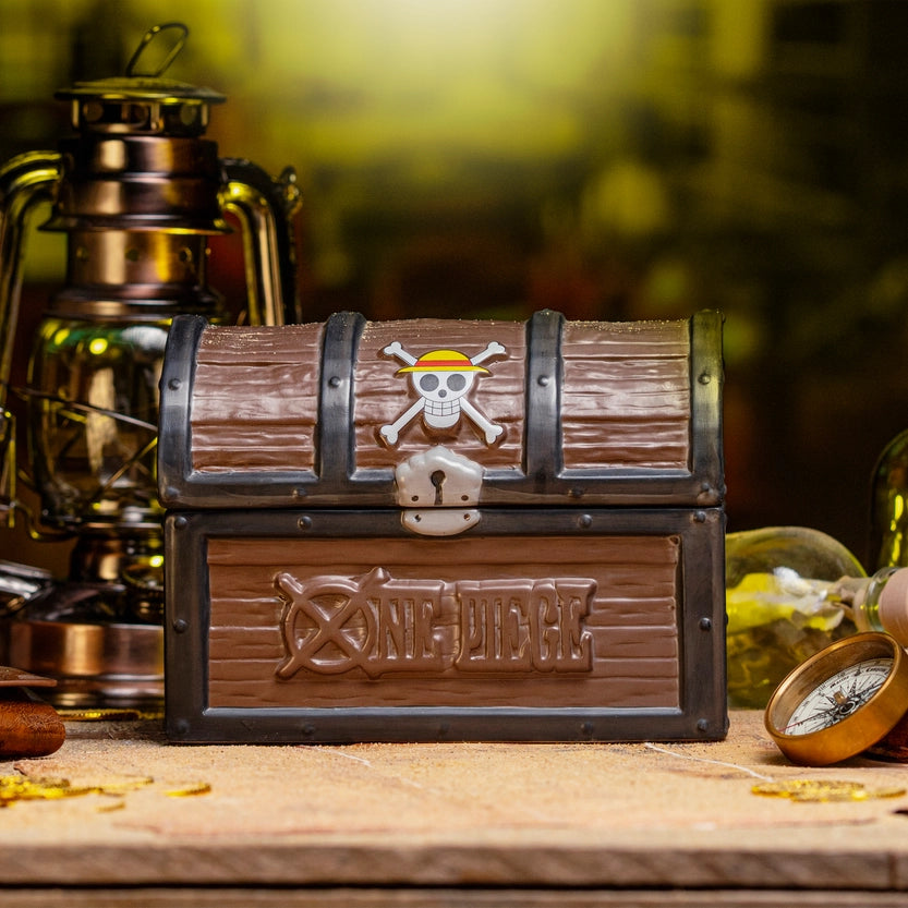 One Piece Treasure Chest Cookie Jar – Anime Kitchen Collectible