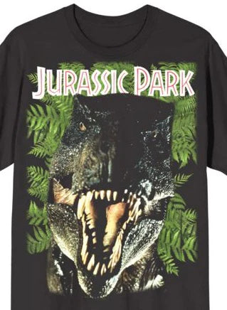 Oversized T-Rex Black Adult Short Sleeve Tee