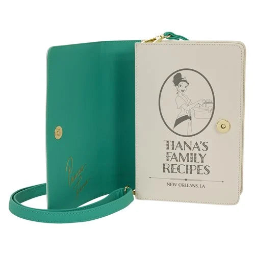 The Princess and the Frog Princess Tiana Recipe Book Crossbody Bag