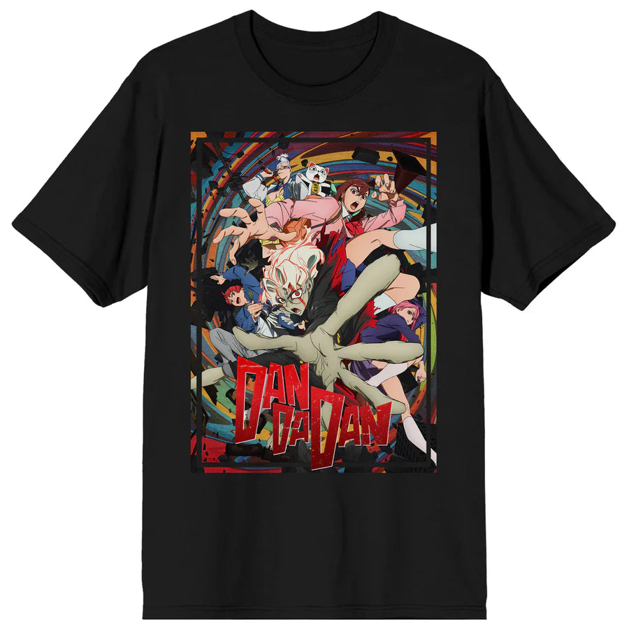 Dandadan - Group Black Adult Short Sleeve Tee