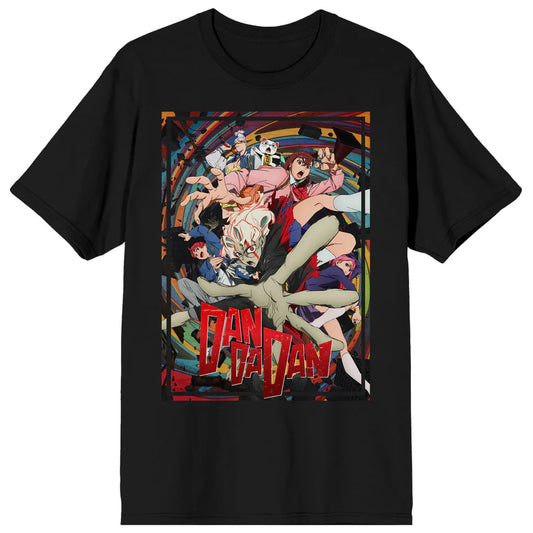 Dandadan - Group Black Adult Short Sleeve Tee