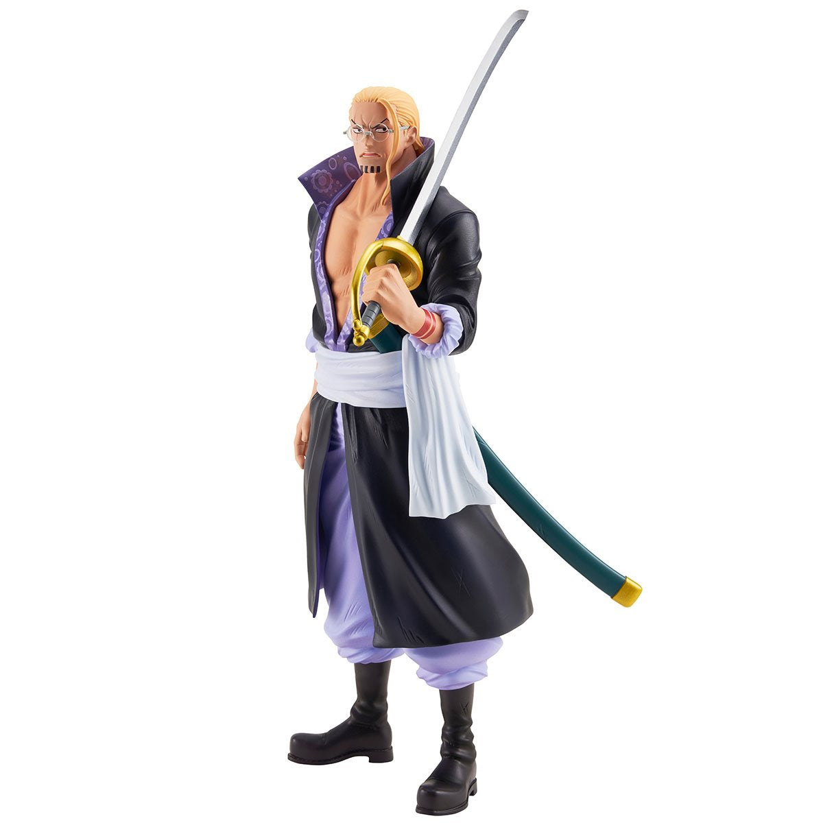 One Piece - Silvers Rayleigh Roger Pirates Masterlise Ichibansho Statue