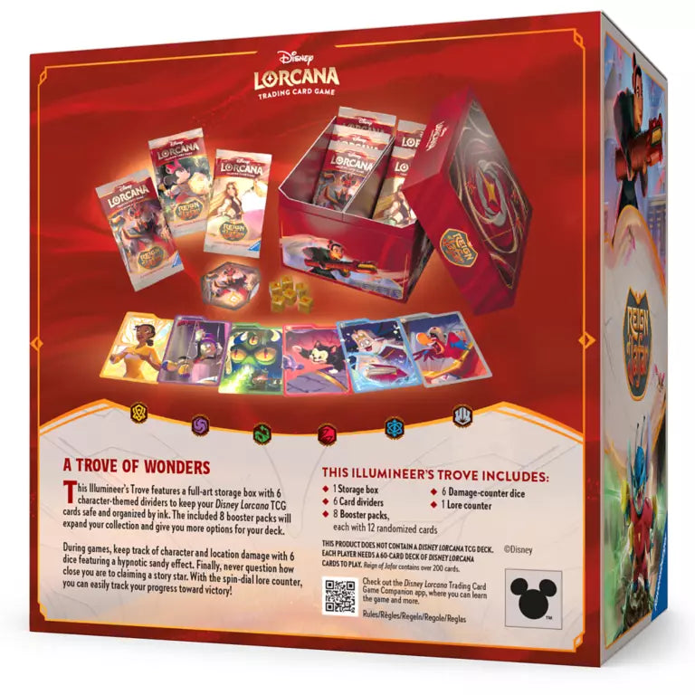 Disney Lorcana Reign of Jafar Illumineer’s Trove – Set 8