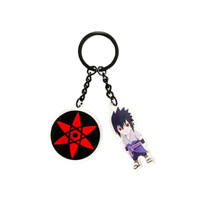 Naruto Shippuden Sasuke Uchiha Sharingan Keystrap