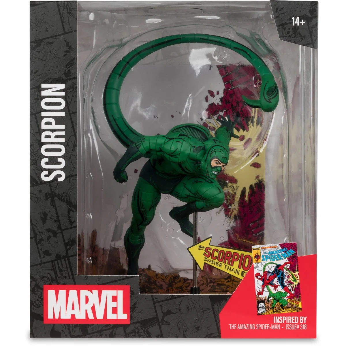 Marvel - Scorpion 1:10 Scale Posed Figure with Scene