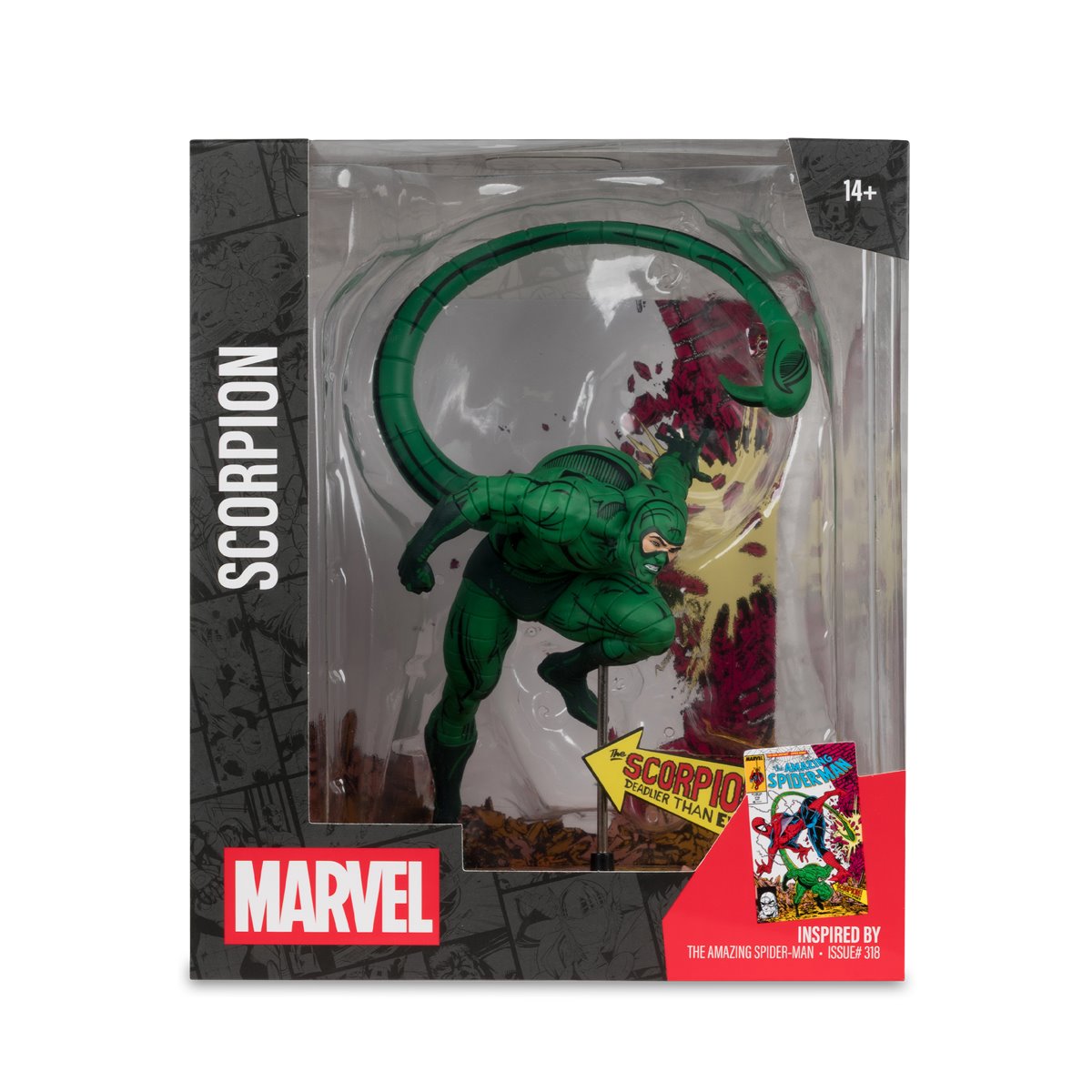 Marvel - Scorpion 1:10 Scale Posed Figure with Scene