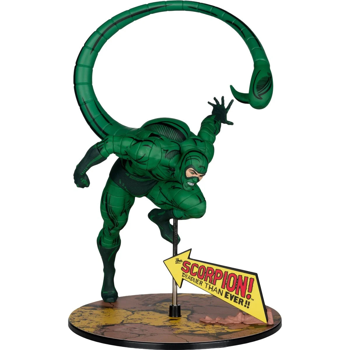 Marvel - Scorpion 1:10 Scale Posed Figure with Scene