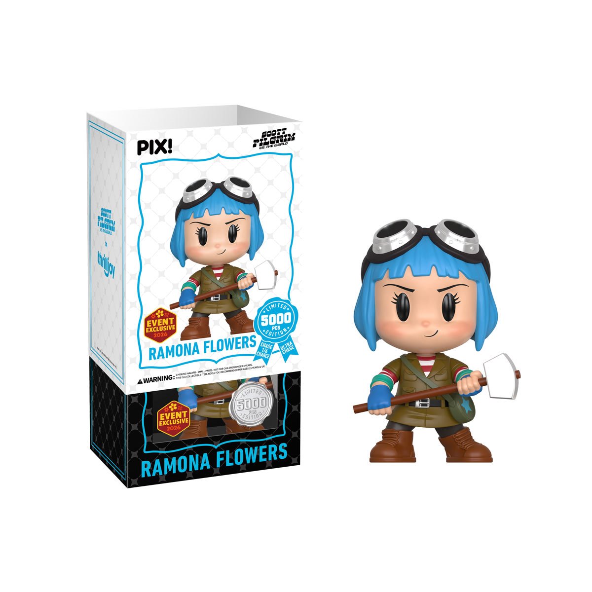 Scott Pilgrim vs. The World - Ramona Flowers Pix! Vinyl Figure (2026 Convention Exclusive)