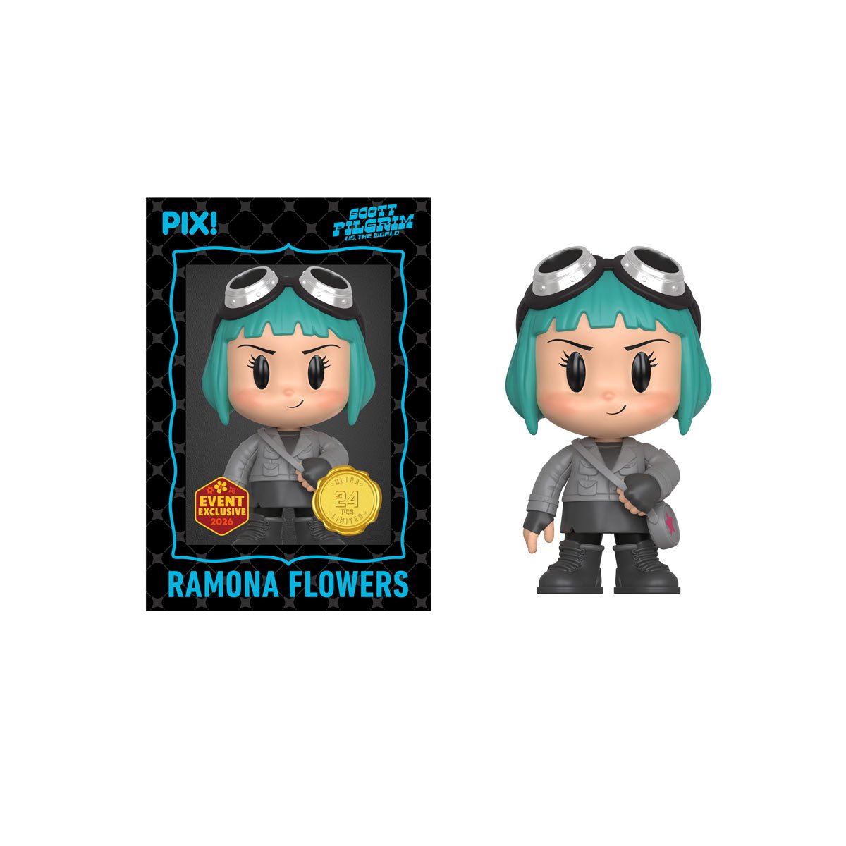 Scott Pilgrim vs. The World - Ramona Flowers Pix! Vinyl Figure (2026 Convention Exclusive)