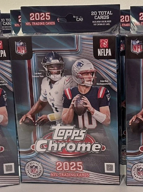 2025 Topps Chrome Football Hanger Box