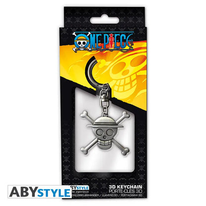 One Piece - Luffy Skull 3D Keychain
