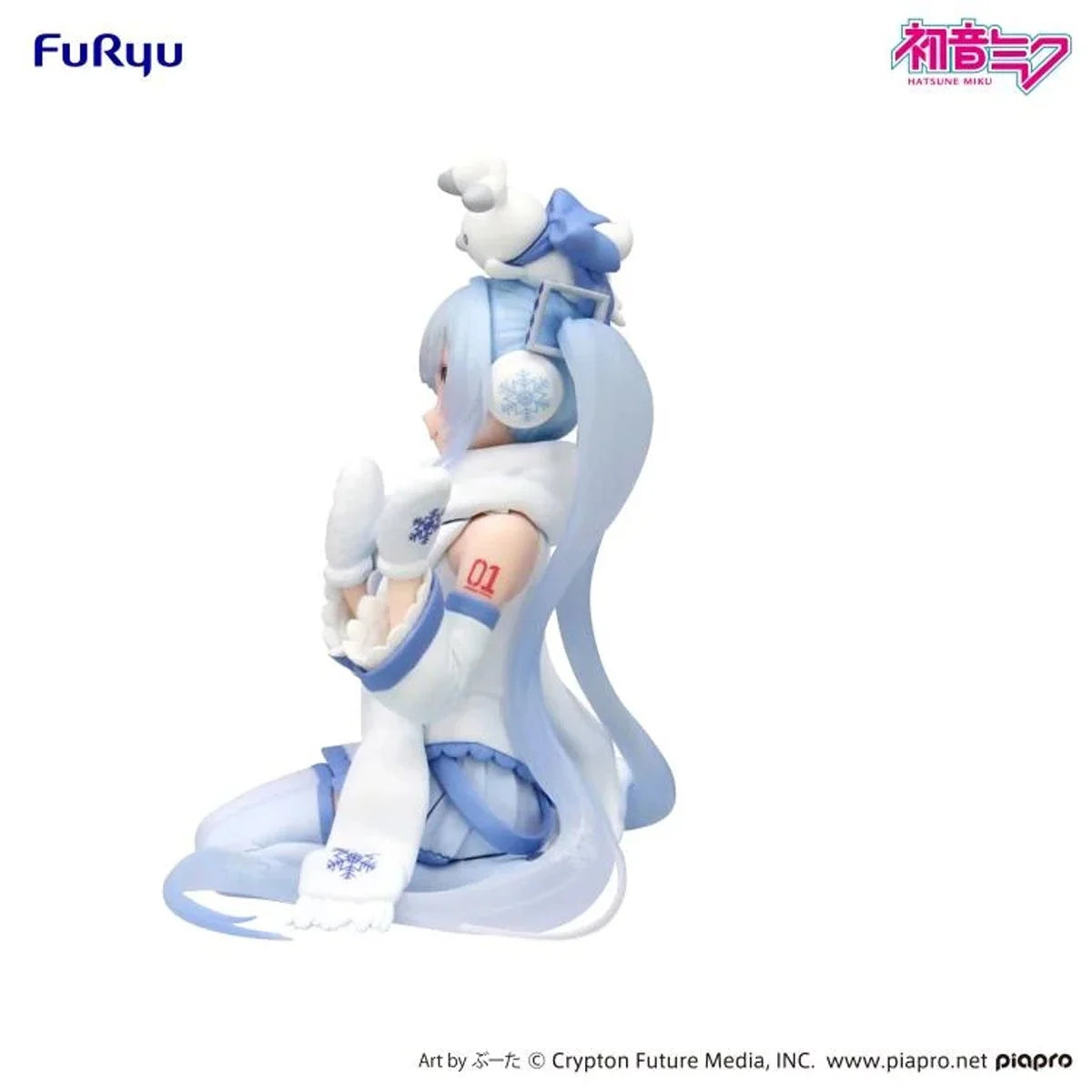 Vocaloid - Snow Miku (Sky Town 10th Version) Noodle Stopper Statue