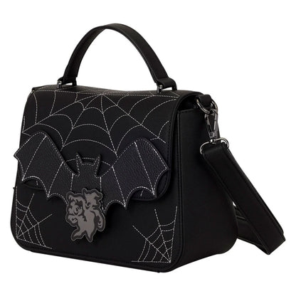 Mickey and Minnie Spiderweb and Bats Crossbody Bag