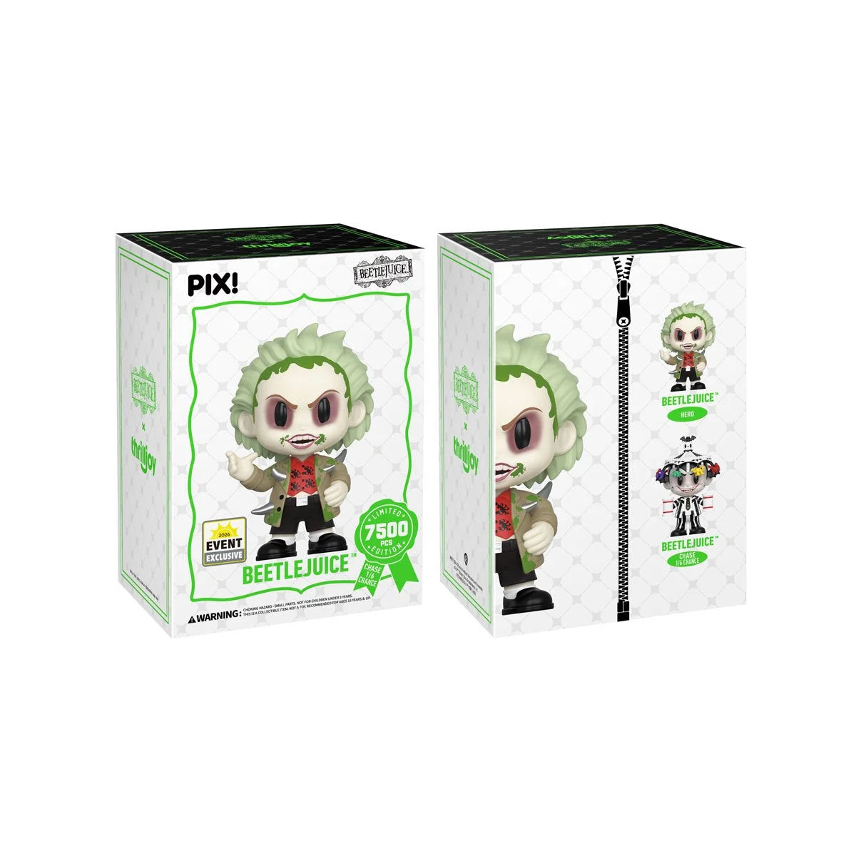 Beetlejuice (Spike) Pix! Vinyl Figure (2026 Convention Exclusive)