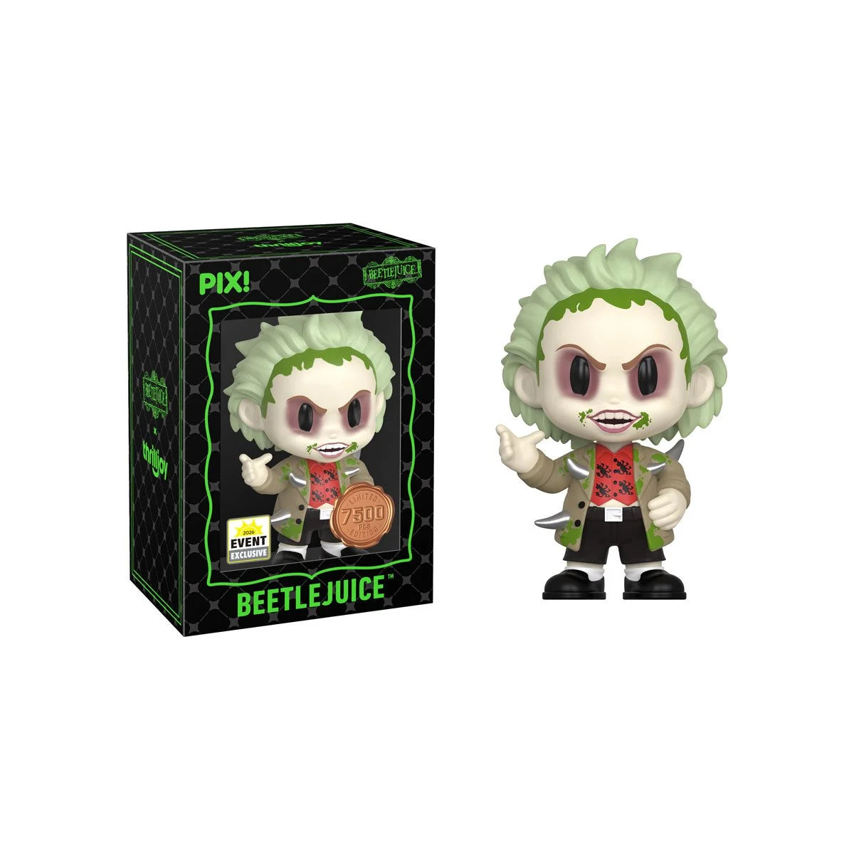 Beetlejuice (Spike) Pix! Vinyl Figure (2026 Convention Exclusive)