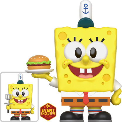 Spongebob SquarePants - SpongeBob SquarePants with Krabby Patty Pix! Vinyl Figure (2026 Convention Exclusive)