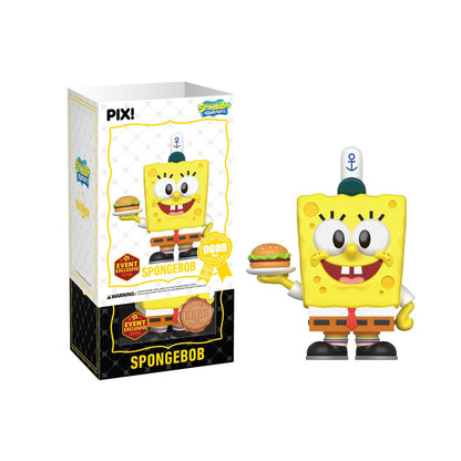 Spongebob SquarePants - SpongeBob SquarePants with Krabby Patty Pix! Vinyl Figure (2026 Convention Exclusive)