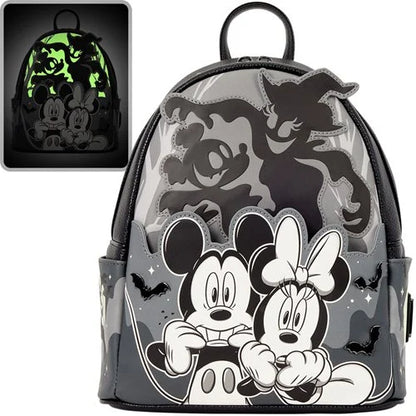 Disney Mickey & Minnie Ghost Light-Up Glow-in-the-Dark Mini-Backpack