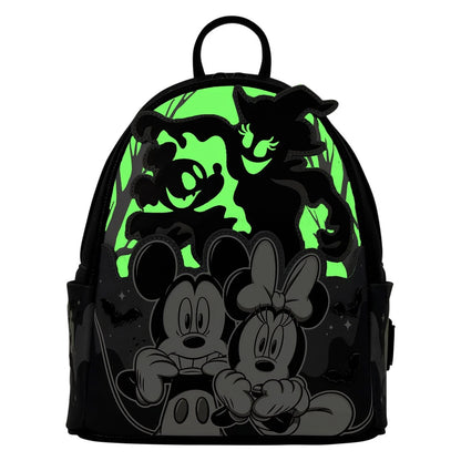 Disney Mickey & Minnie Ghost Light-Up Glow-in-the-Dark Mini-Backpack