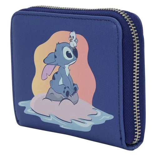 Stitch Animal Friends Zip-Around Wallet