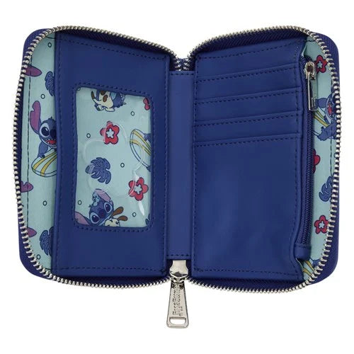 Stitch Animal Friends Zip-Around Wallet