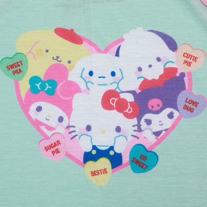 Sweethearts Candy All-Over Girl's 3-Piece Pajama Set