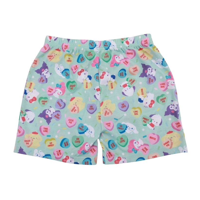 Sweethearts Candy All-Over Girl's 3-Piece Pajama Set