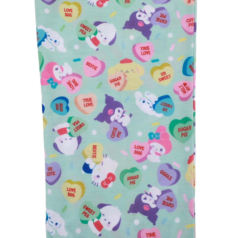Sweethearts Candy All-Over Girl's 3-Piece Pajama Set