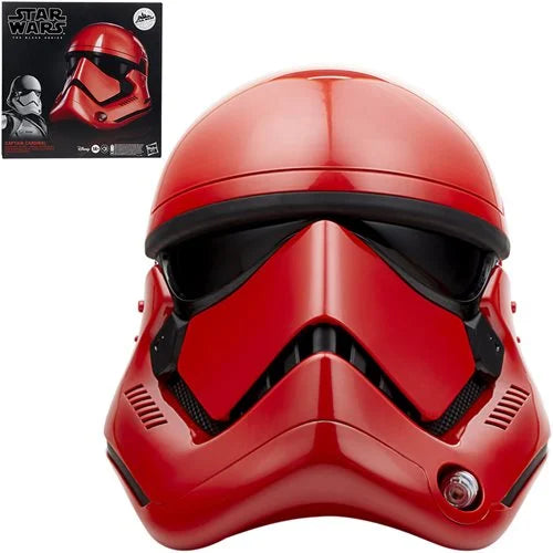 The Black Series Galaxy's Edge Captain Cardinal Electronic Voice-Changer Helmet Prop Replica