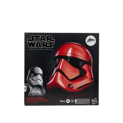 The Black Series Galaxy's Edge Captain Cardinal Electronic Voice-Changer Helmet Prop Replica