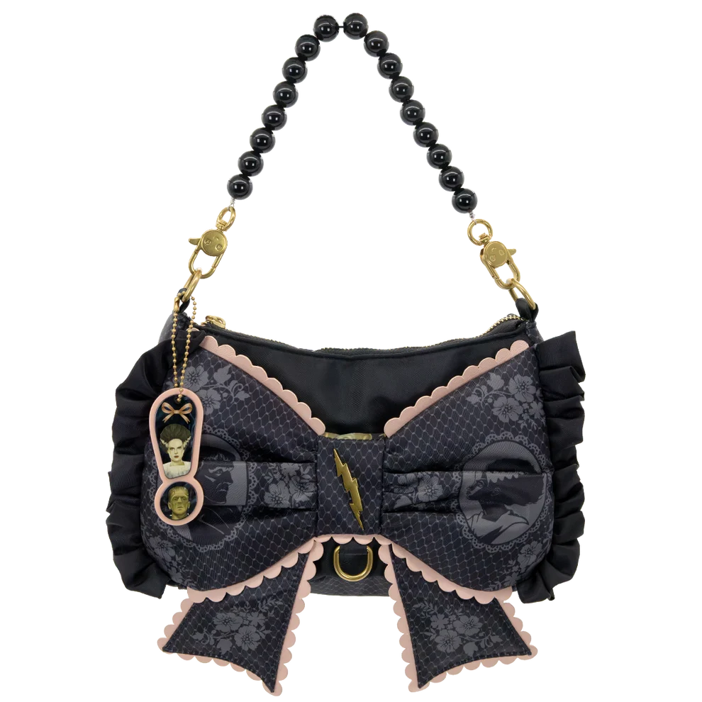 Universal Monsters Coquette Frankie and Bride Bow Baguette