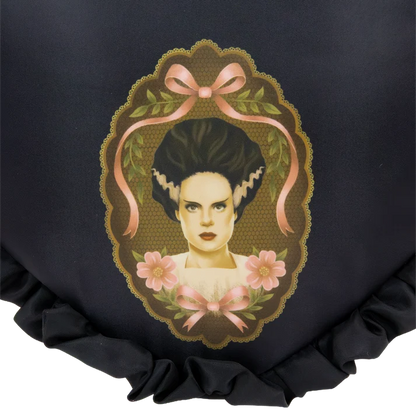 Universal Monsters Coquette Frankie & Bride Oversized Heart Tote Bag