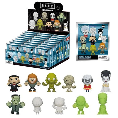 Universal Monsters Series 4 3D Foam Bag Clip