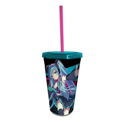 Vocaloid - Hatsune Miku 16oz Tumbler w Straw & Lid