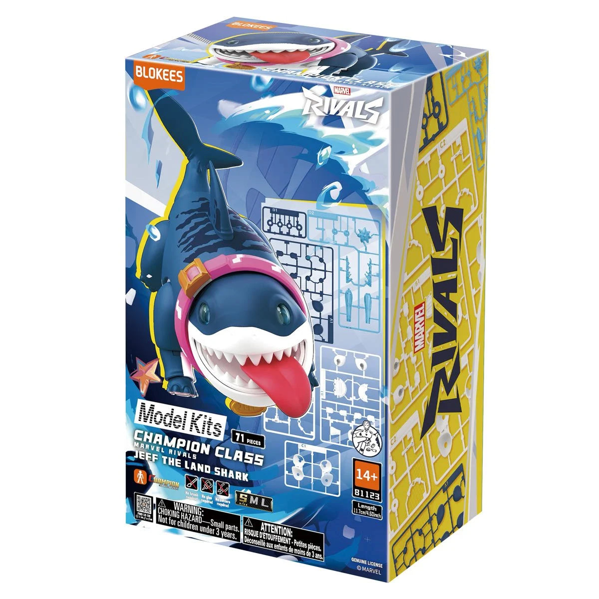Marvel Rivals - Jeff the Land Shark Champion Class Blokees Model Kit