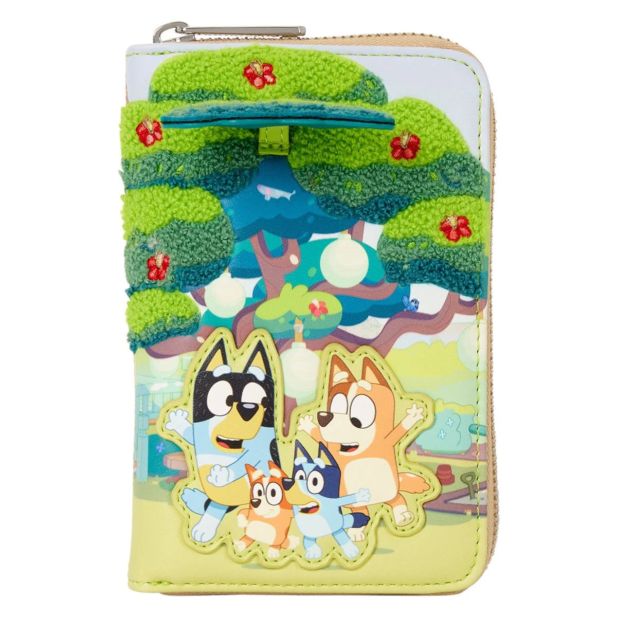 Bluey Backyard Zip-Around Wallet