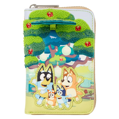 Bluey Backyard Zip-Around Wallet