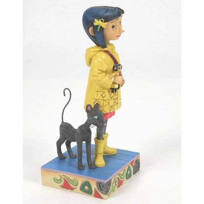 Coraline in Yellow Raincoat by Jim Shore Statue