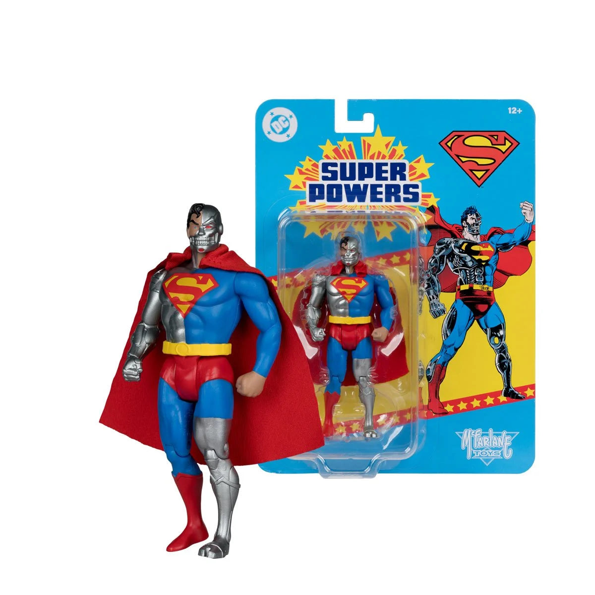DC Super Powers -  Cyborg Superman - 4 1/2-Inch Scale Action Figure (Entertainment Earth Exclusive)
