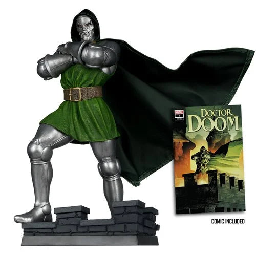 Doctor Doom #1 1/6 Scale Posed Figure with Scene and Comic