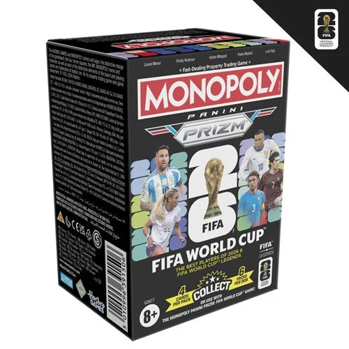 Monopoly Panini Prizm: FIFA World Cup Soccer Trading Cards Booster Box