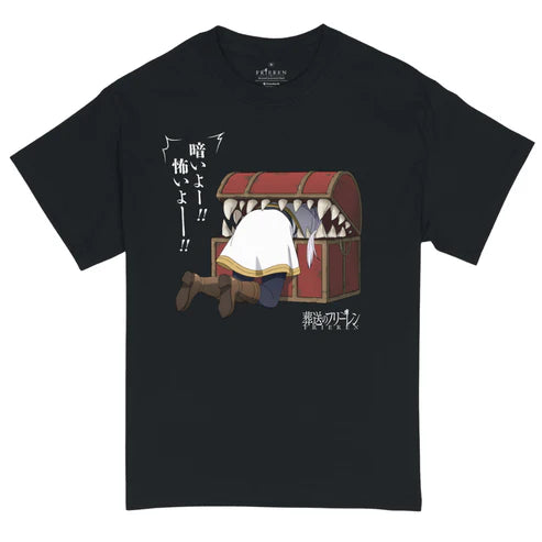 Frieren: Beyond Journey's End - Frieren in Mimic Black Adult Short Sleeve Tee