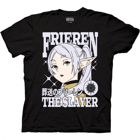 Frieren: Beyond Journey's End - Frieren the Slayer Black Adult Short Sleeve Tee