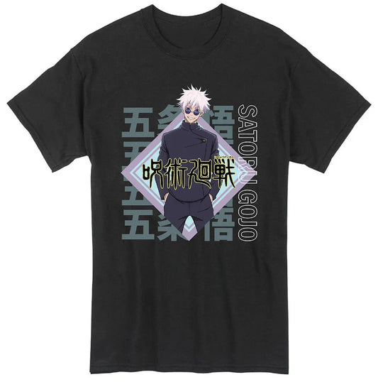 Jujutsu Kaisen - Satoru Gojo Black Adult Short Sleeve Tee