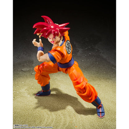 Dragon Ball Super - Super Saiyan God Son Goku (Saiyan God Instilled With the Light of Righteous Hearts) S.H. Figuarts Action Figure