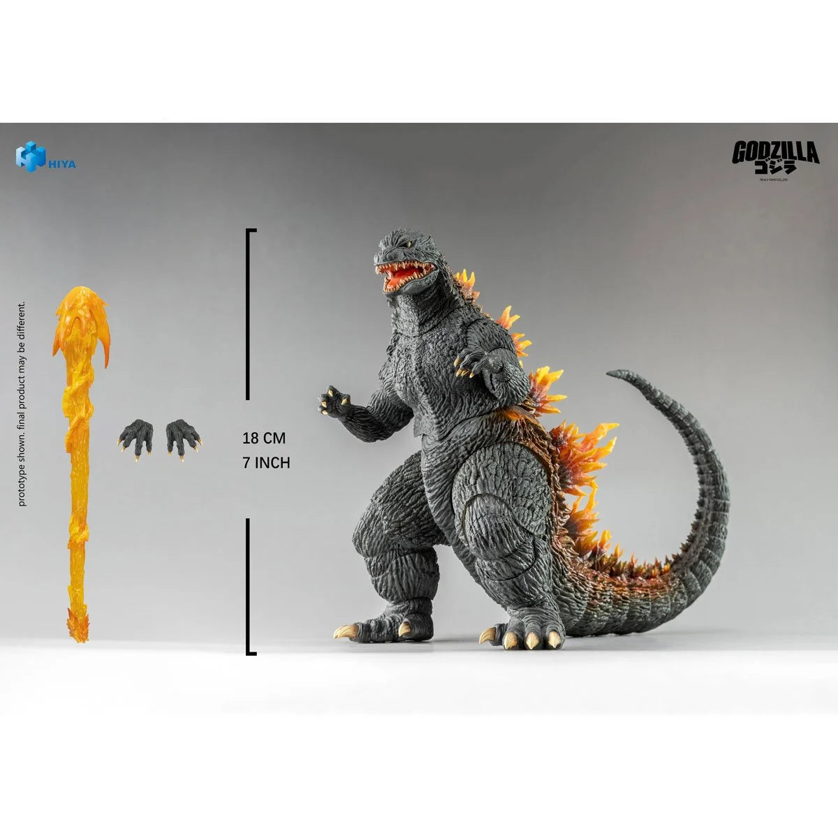 Godzilla 2000 - Godzilla Heat Ray Exquisite Basic Series Action Figure