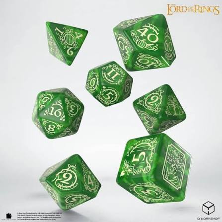 The Lord of the Rings: The Shire Polyhedral 7 Die Set