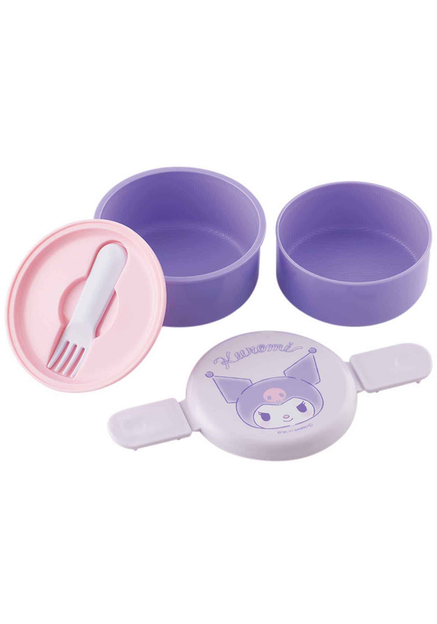 Kuromi Round Bento Lunch Box
