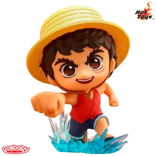 One Piece Netflix - Cosbaby Monkey D. Luffy Bobble Head Window Box Mini-Figure